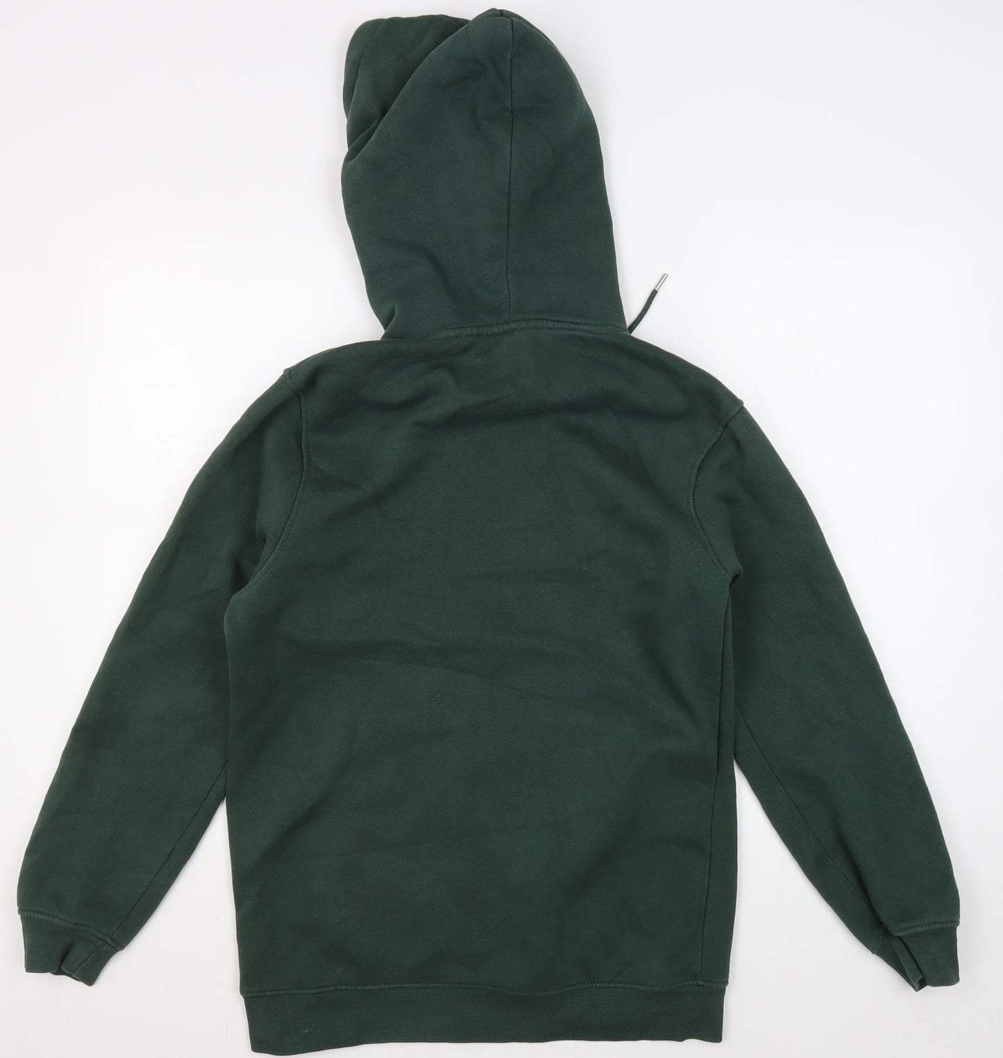 Mens UK Size S Criminal Damage Green Pullover Hoodie