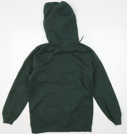 Mens UK Size S Criminal Damage Green Pullover Hoodie