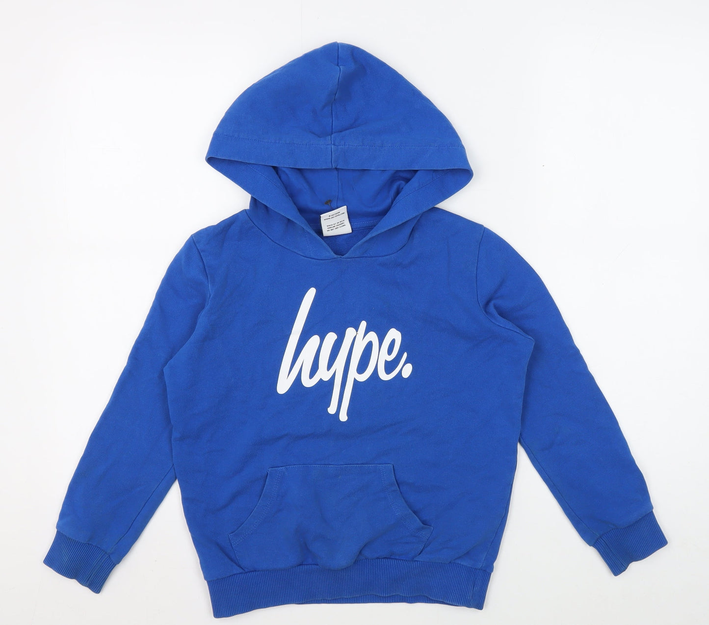 Hype Boys Blue Pullover Hoodie, 9-10 Years, Logo, Casual Wear