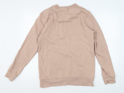 Mens UK Size M NEXT Beige Pullover Sweatshirt