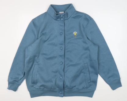 Damart Women's Blue Snap Closure Jacket Size 18