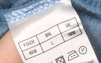 Damart Women's Blue Snap Closure Jacket Size 18