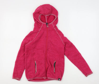 Regatta Girls Pink Hooded Activewear Jacket, Size 7-8 Years