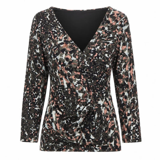 Womens UK Size 10 Laura Ashley Multicoloured Wrap Blouse