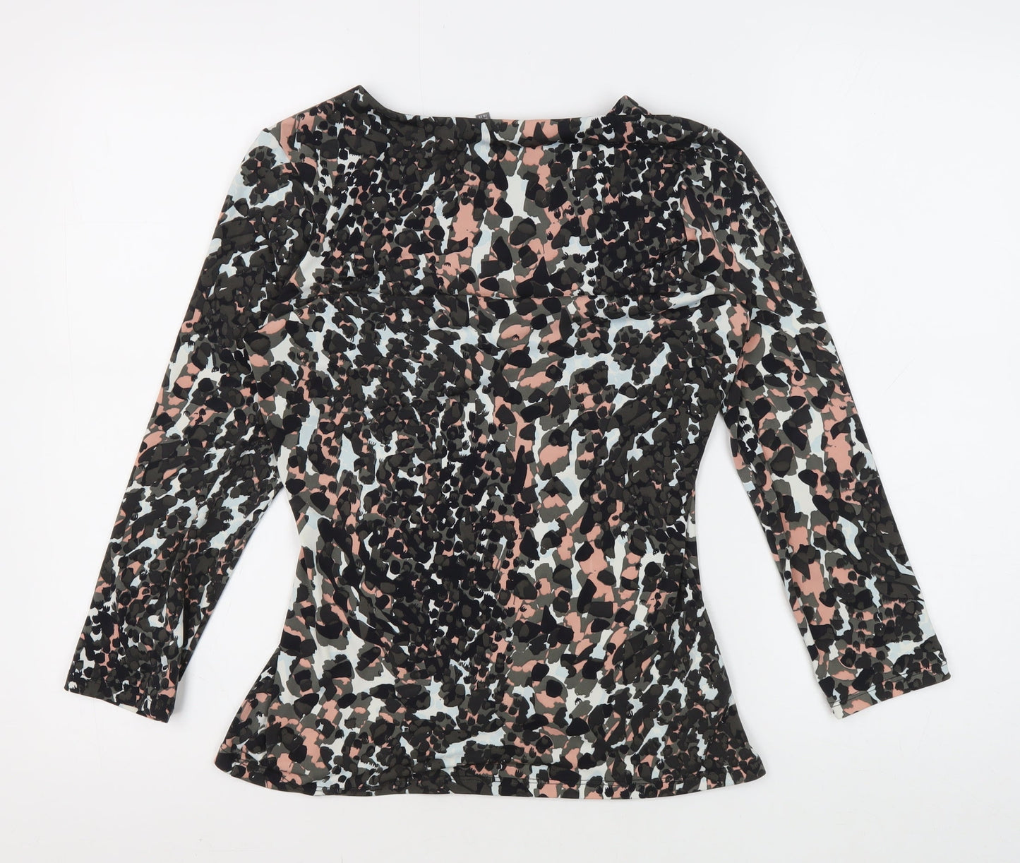 Laura Ashley Women’s Multicoloured Animal Print Wrap Blouse