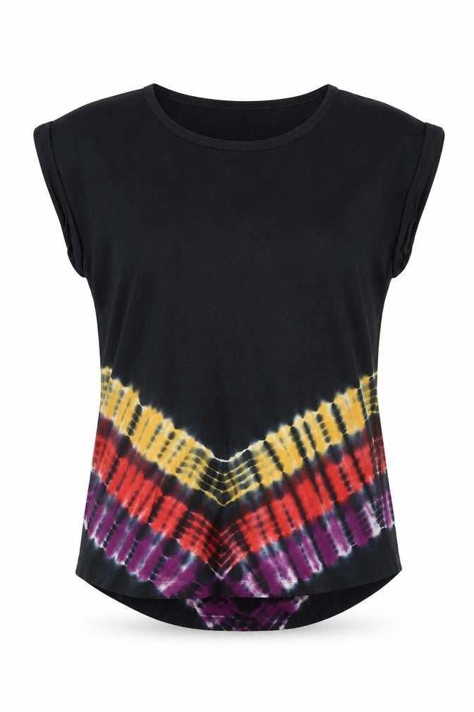 Womens UK Size 8 Saltrock Multicoloured Basic T-Shirt