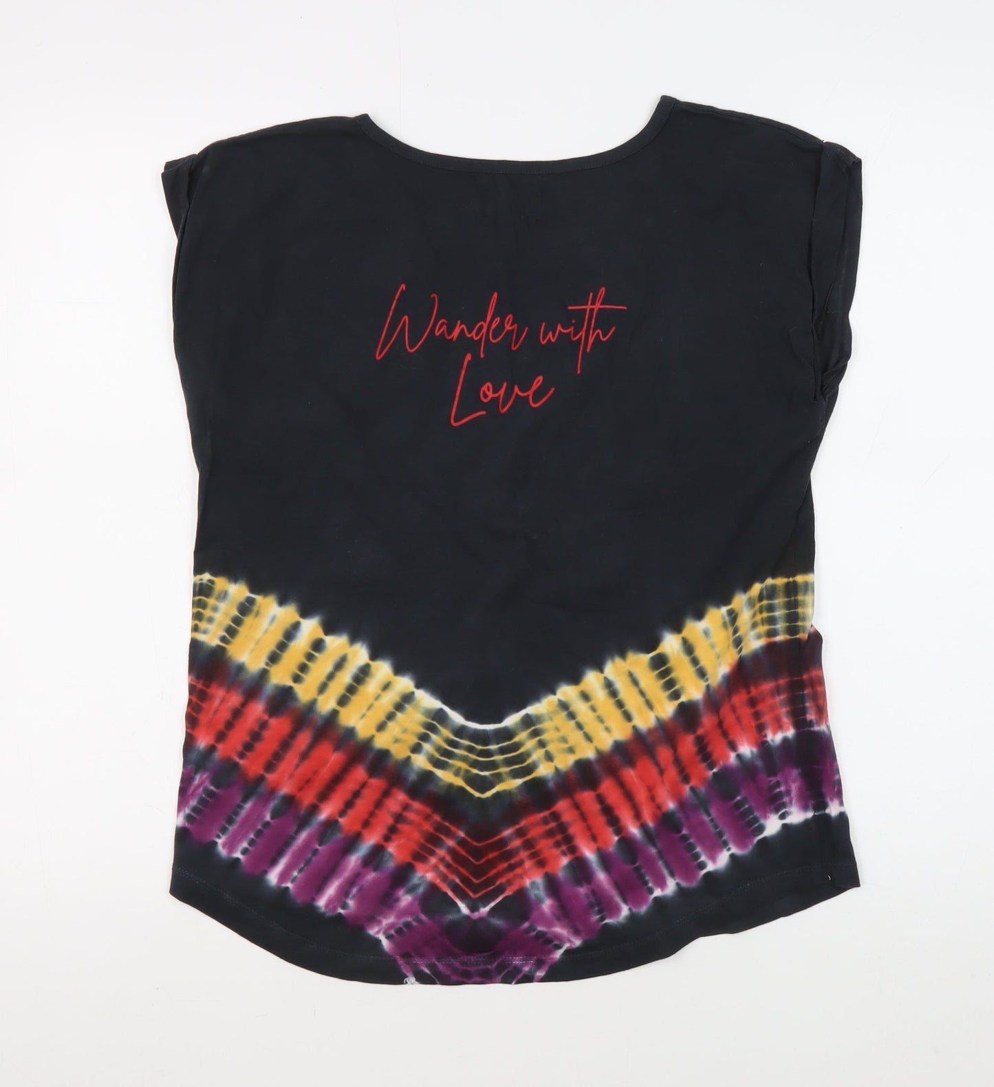 Womens UK Size 8 Saltrock Multicoloured Basic T-Shirt