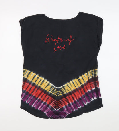 Womens UK Size 8 Saltrock Multicoloured Basic T-Shirt