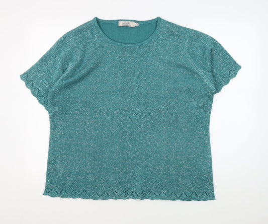 Honor Millburn Women's Green Plus Pullover Jumper XL