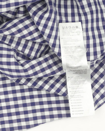 Osborne Men's Blue Check Classic Fit Shirt Size 16