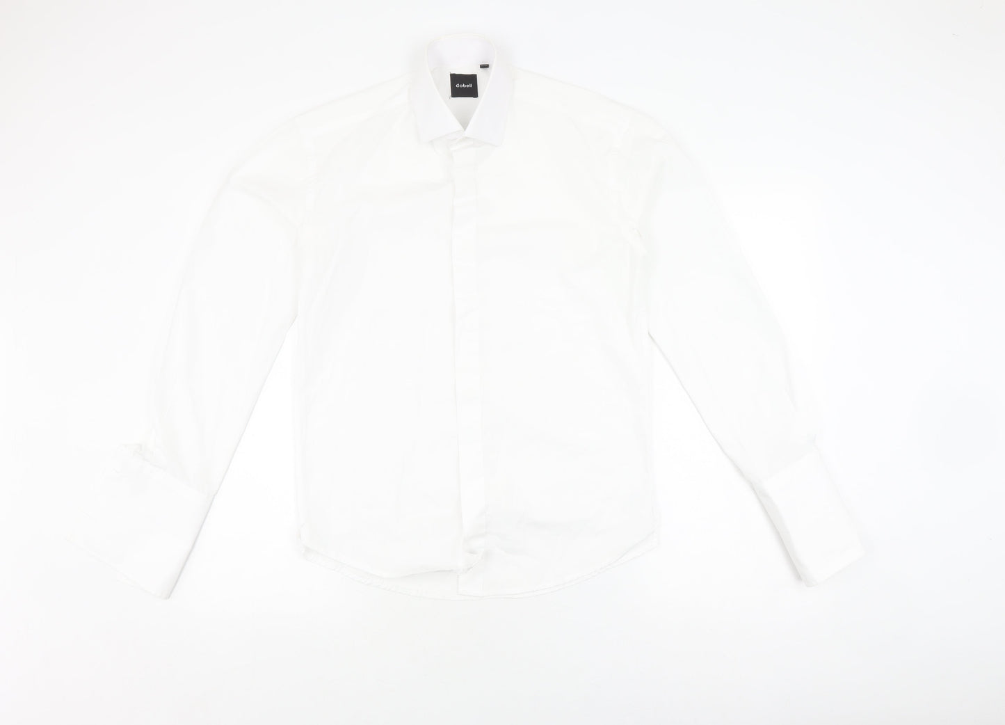 Mens UK Collar Size 14 Dobell Smart White  Dress Shirt