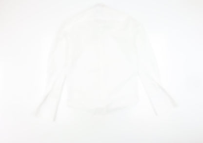 Mens UK Collar Size 14 Dobell Smart White  Dress Shirt