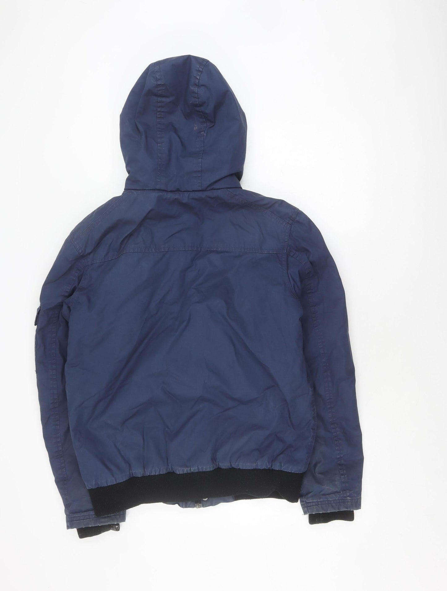 Mens UK Size S Blue Inc Blue Basic Jacket