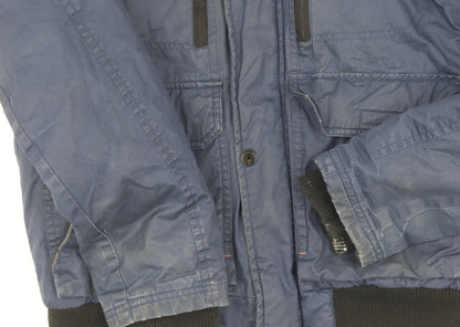 Mens UK Size S Blue Inc Blue Basic Jacket