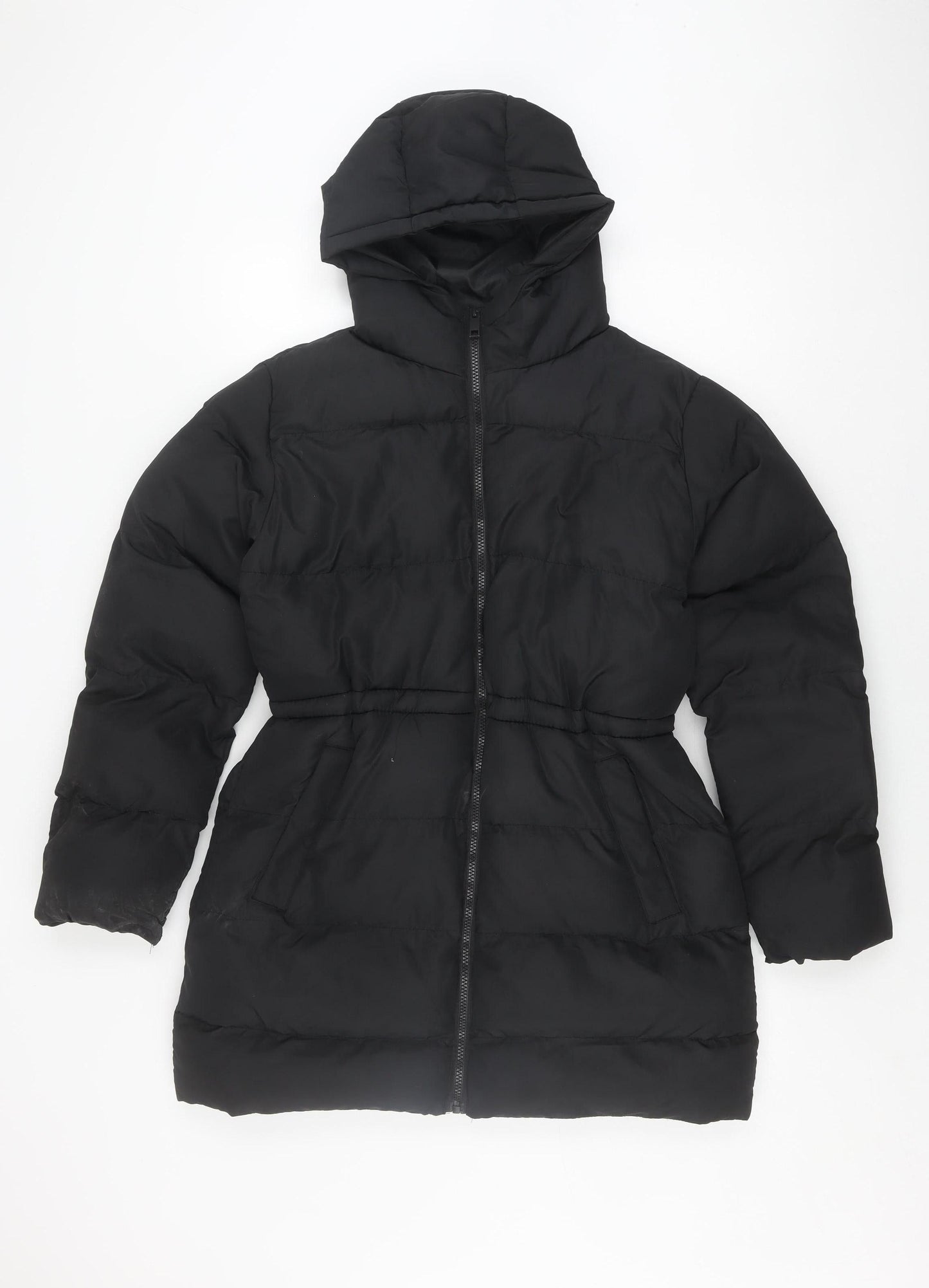 Womens UK Size 10 Brave Soul Black Puffer Jacket