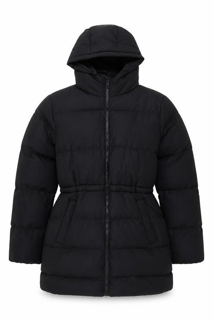 Womens UK Size 10 Brave Soul Black Puffer Jacket