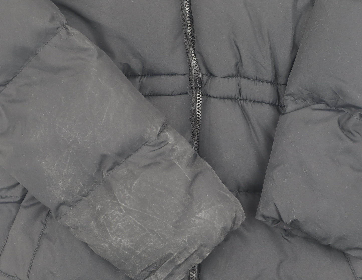 Womens UK Size 10 Brave Soul Black Puffer Jacket