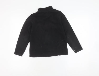 Regatta Boys Black Fleece Full Zip Sweatshirt 9-10 Years