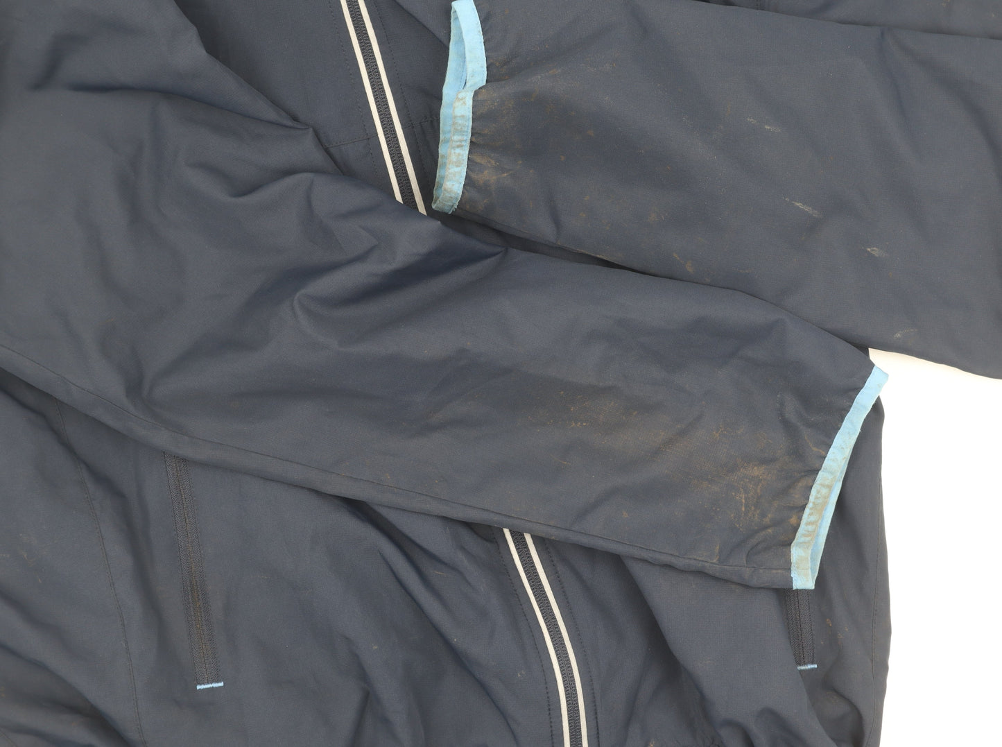 Fanatics Men's Blue Football Hoodie Jacket Size L