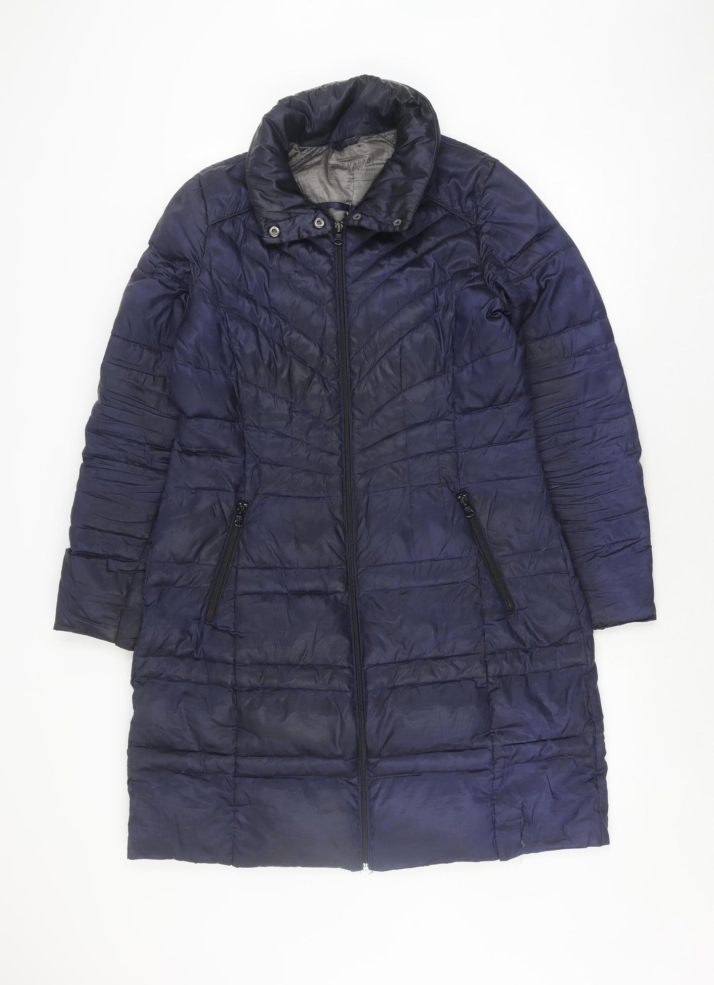 Bernardo Women's Blue Puffer Jacket M Winter Warm