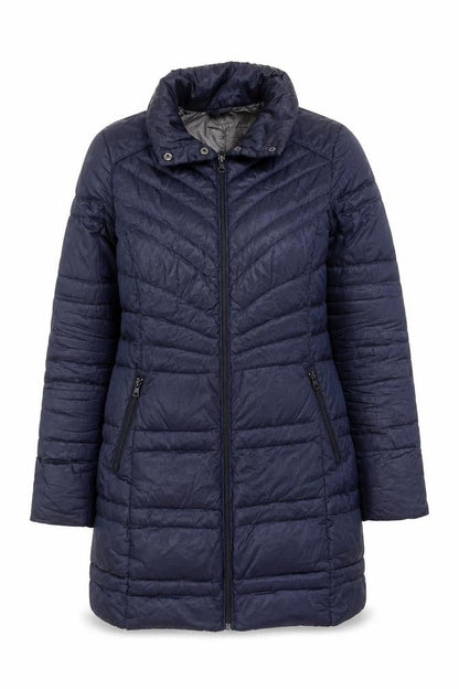 Bernardo Women's Blue Puffer Jacket M Winter Warm