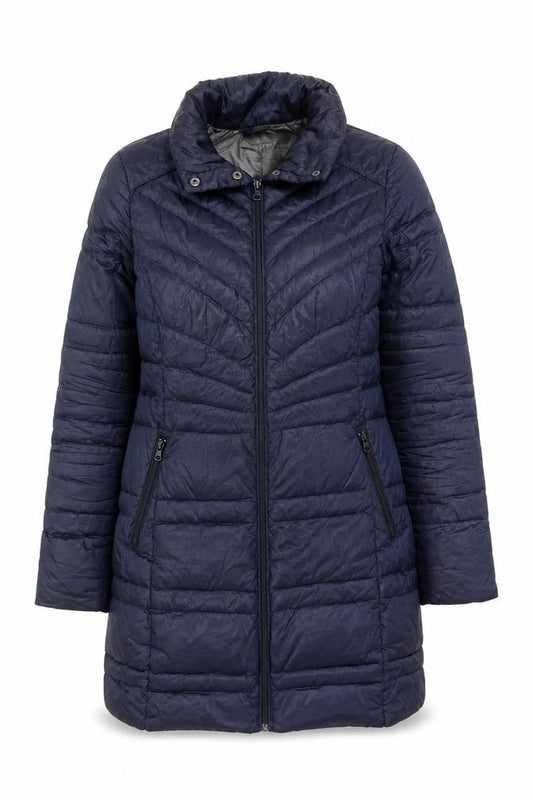 Bernardo Women's Blue Puffer Jacket M Winter Warm