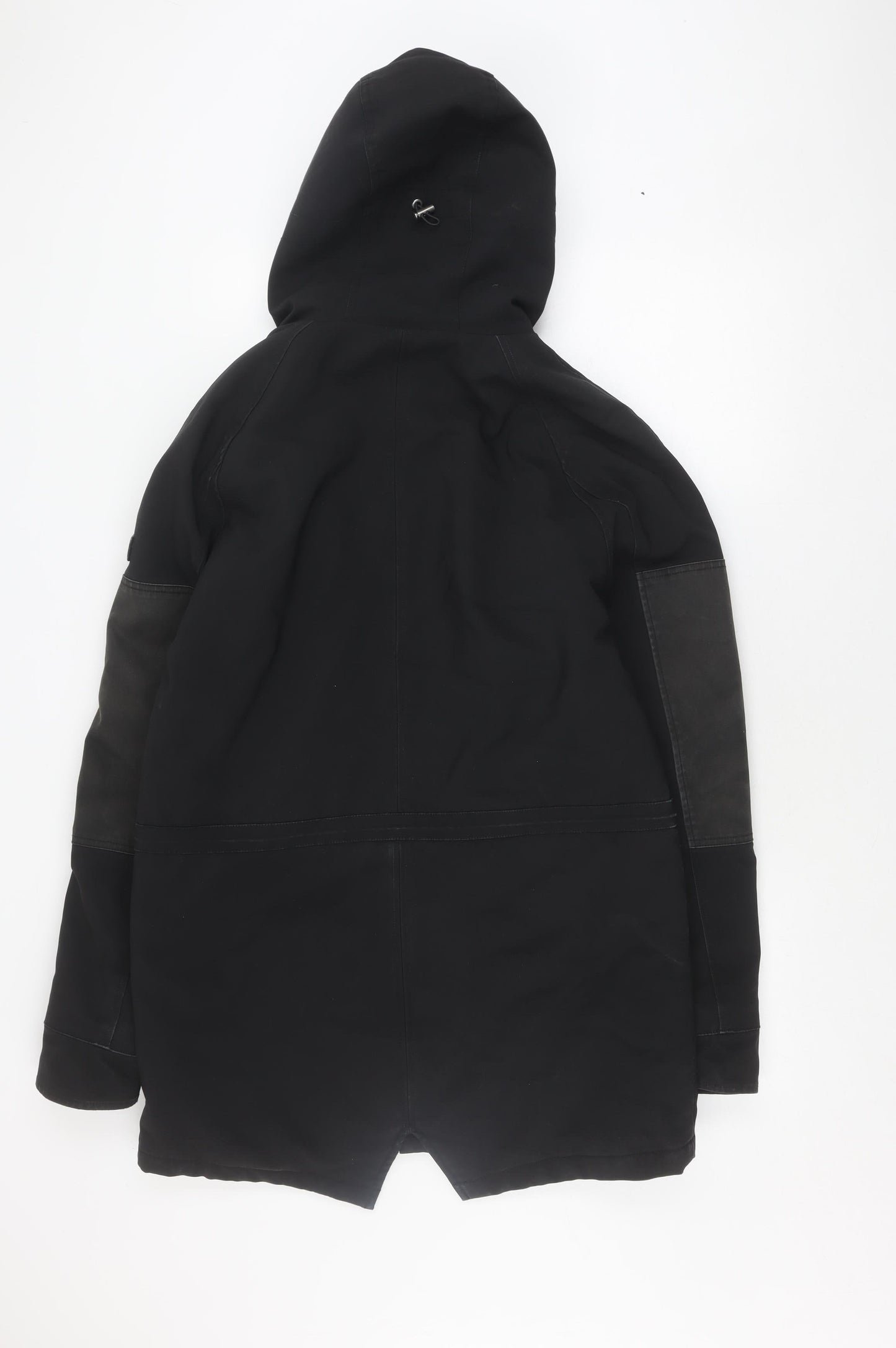 Mens UK Size M IKKS Black Military Jacket