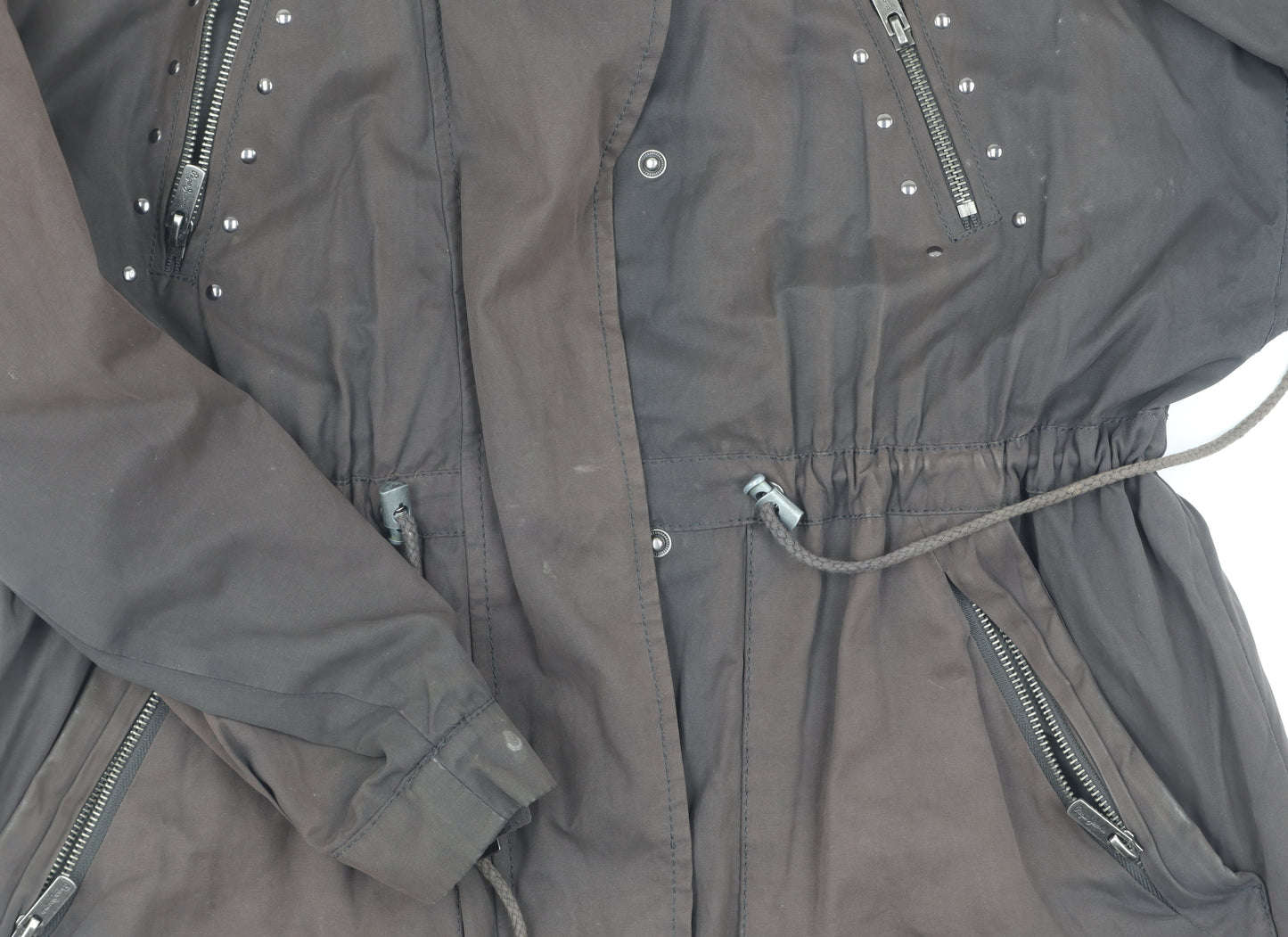 Pepe Jeans Women's Brown Parka Jacket, Size S, Winter Ready