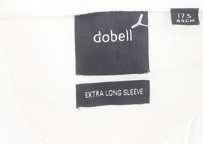 Mens UK Collar Size 17.5 Dobell Smart White  Dress Shirt