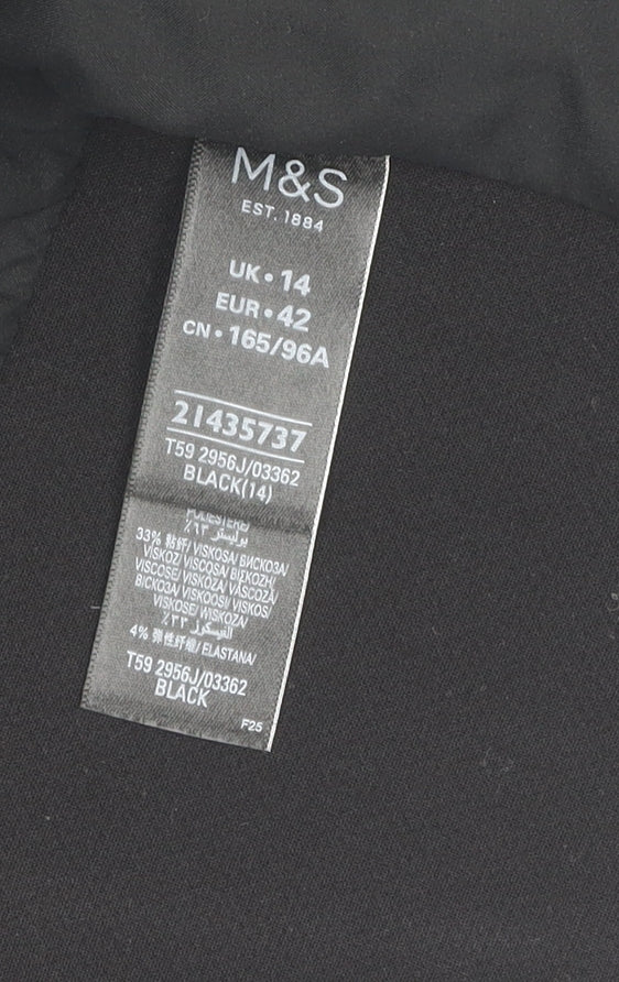 Marks and Spencer Women’s Black Blazer Size 14