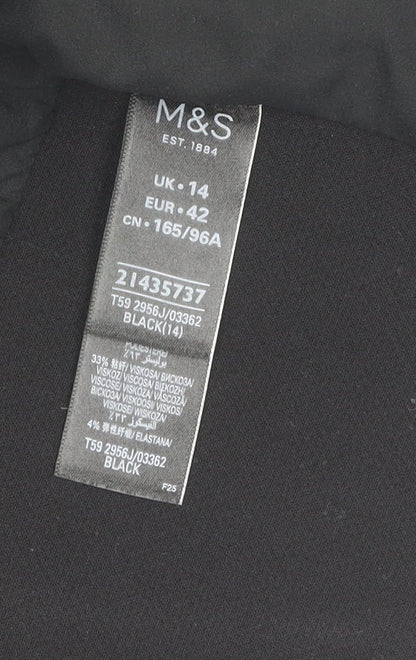 Marks and Spencer Women’s Black Blazer Size 14