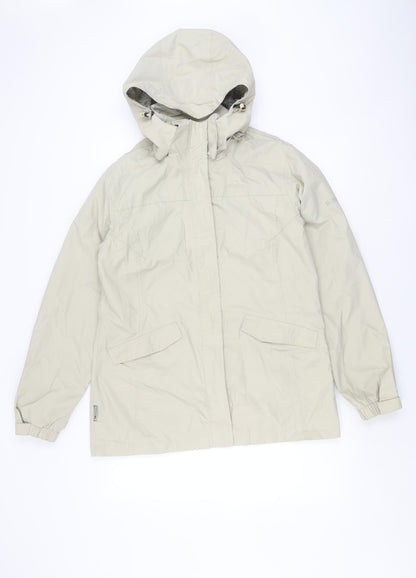 Unisex Adults UK Size L Trespass Beige Windbreaker Coat