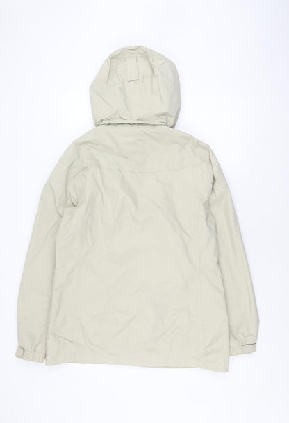 Unisex Adults UK Size L Trespass Beige Windbreaker Coat