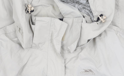 Unisex Adults UK Size L Trespass Beige Windbreaker Coat