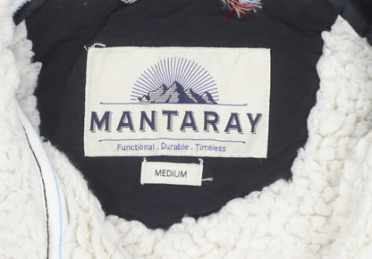 Mens UK Size M Mantaray Grey Basic Jacket