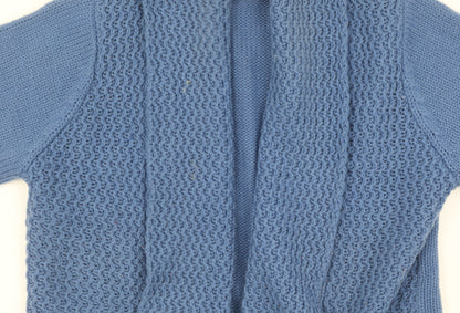 Womens UK Size M Style by EWM Blue Cardigan Jumper