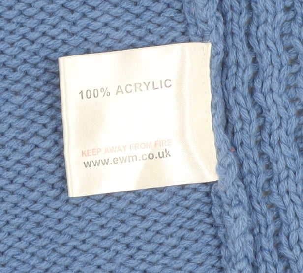 Womens UK Size M Style by EWM Blue Cardigan Jumper