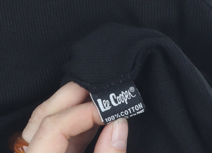 Lee Cooper Men's Black Sleeveless T-Shirt, Size L