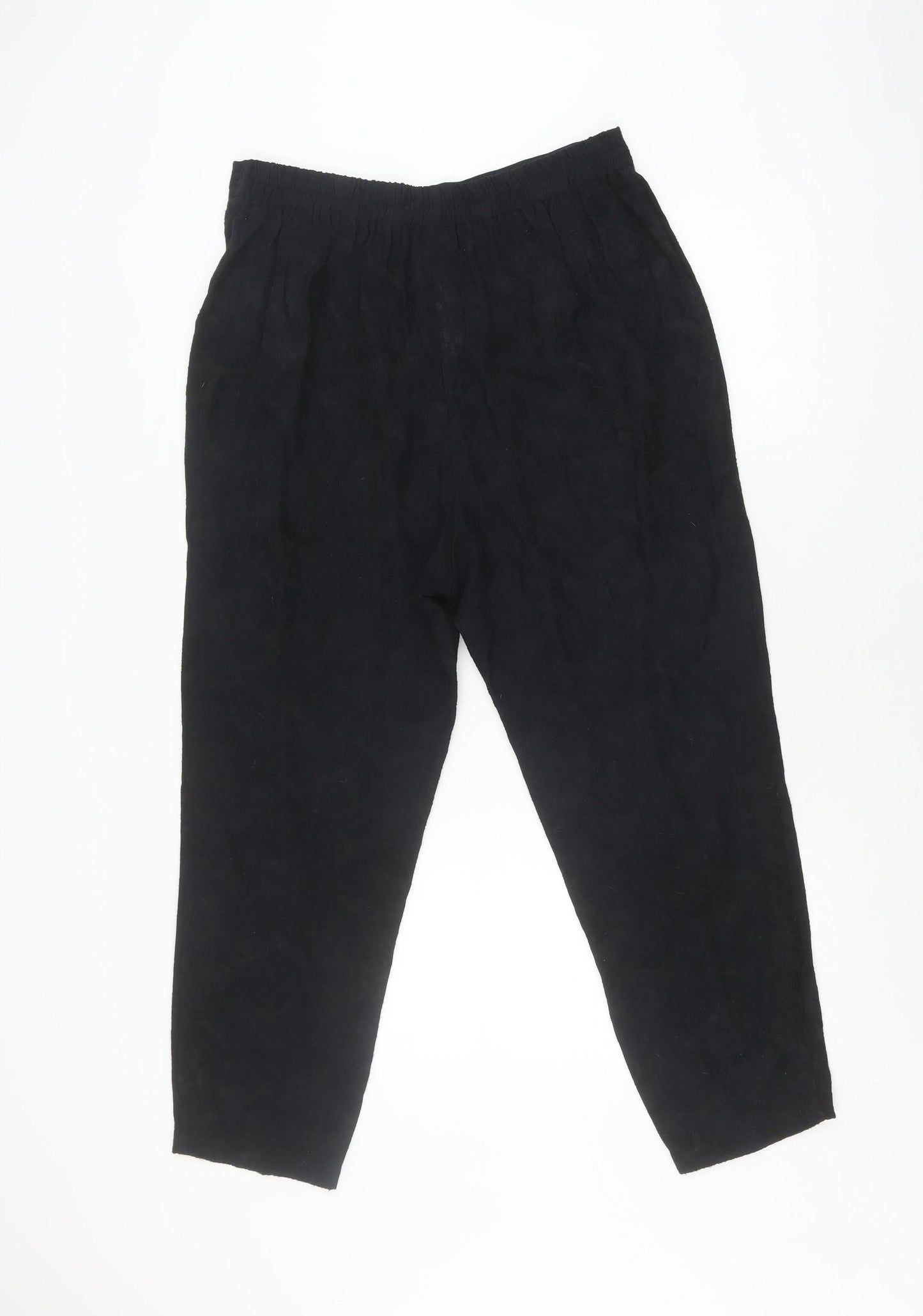 Opus Women's Black Relaxed Trousers - Size 16