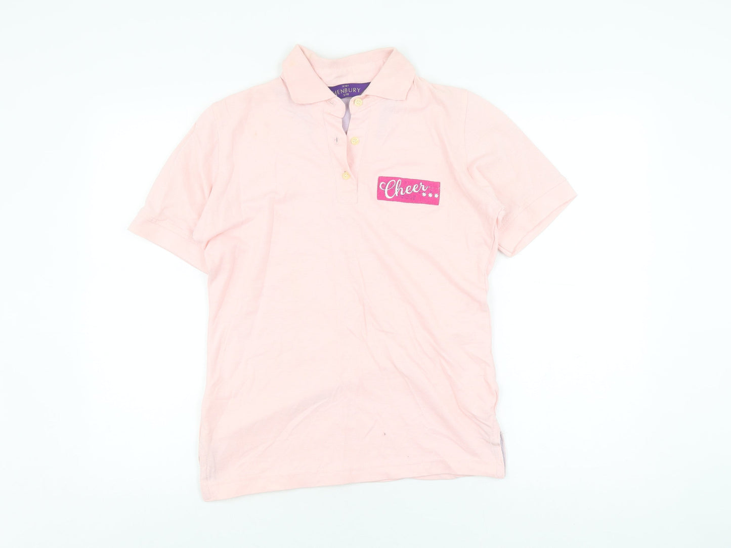 Henbury Women's Pink Polo Shirt, Size 10, Casual Style