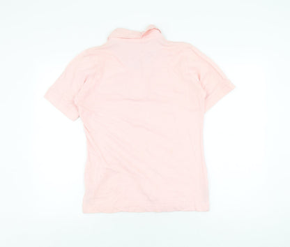 Henbury Women's Pink Polo Shirt, Size 10, Casual Style
