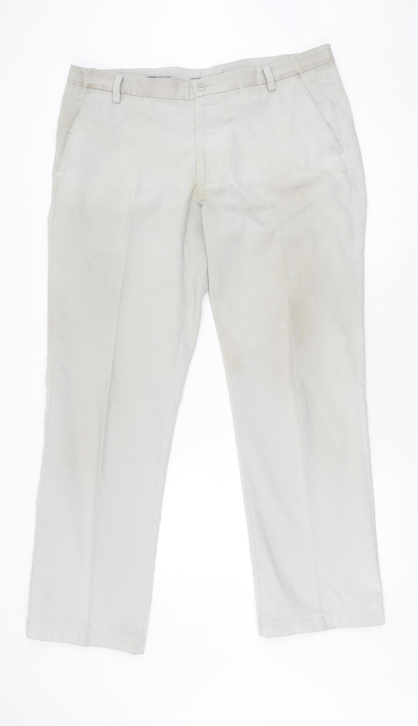 Nike Men's Beige Khakis Golf Trousers Size 38