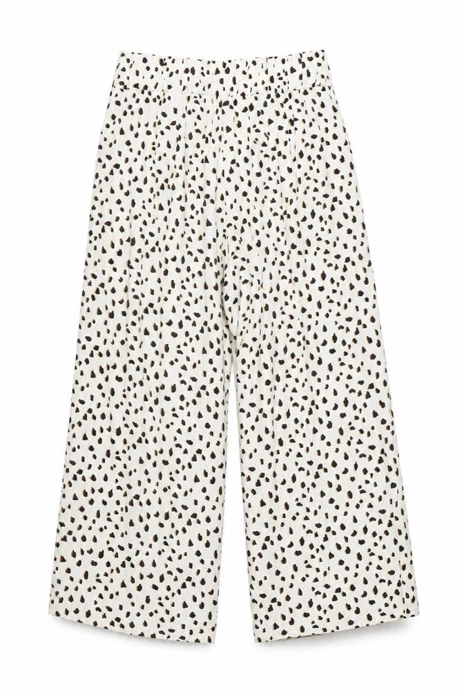 Womens UK Size 10 Marks and Spencer Relaxed Fit Casual Ivory Trousers