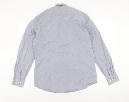 Hugo Boss Men’s Blue Slim Fit Long Sleeve Shirt