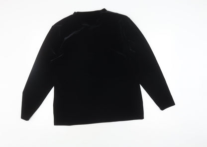 Choise by Danwear Women's Black Velvet Pullover XL