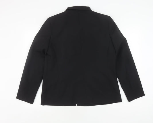 Womens UK Size 14 Bonmarché Black Basic Jacket