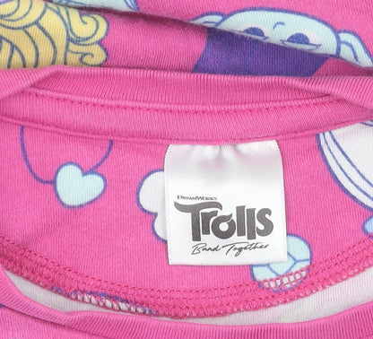 George Girls Trolls Multicoloured Long Sleeve T-Shirt 4-5 Years