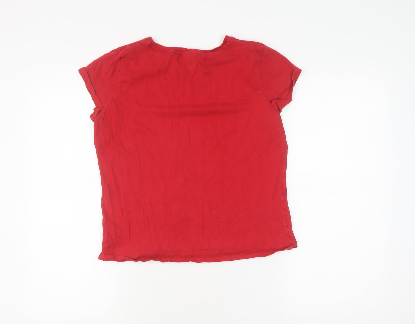 Disney Girls Red Mickey & Minnie Pyjama Top, Size 8-10