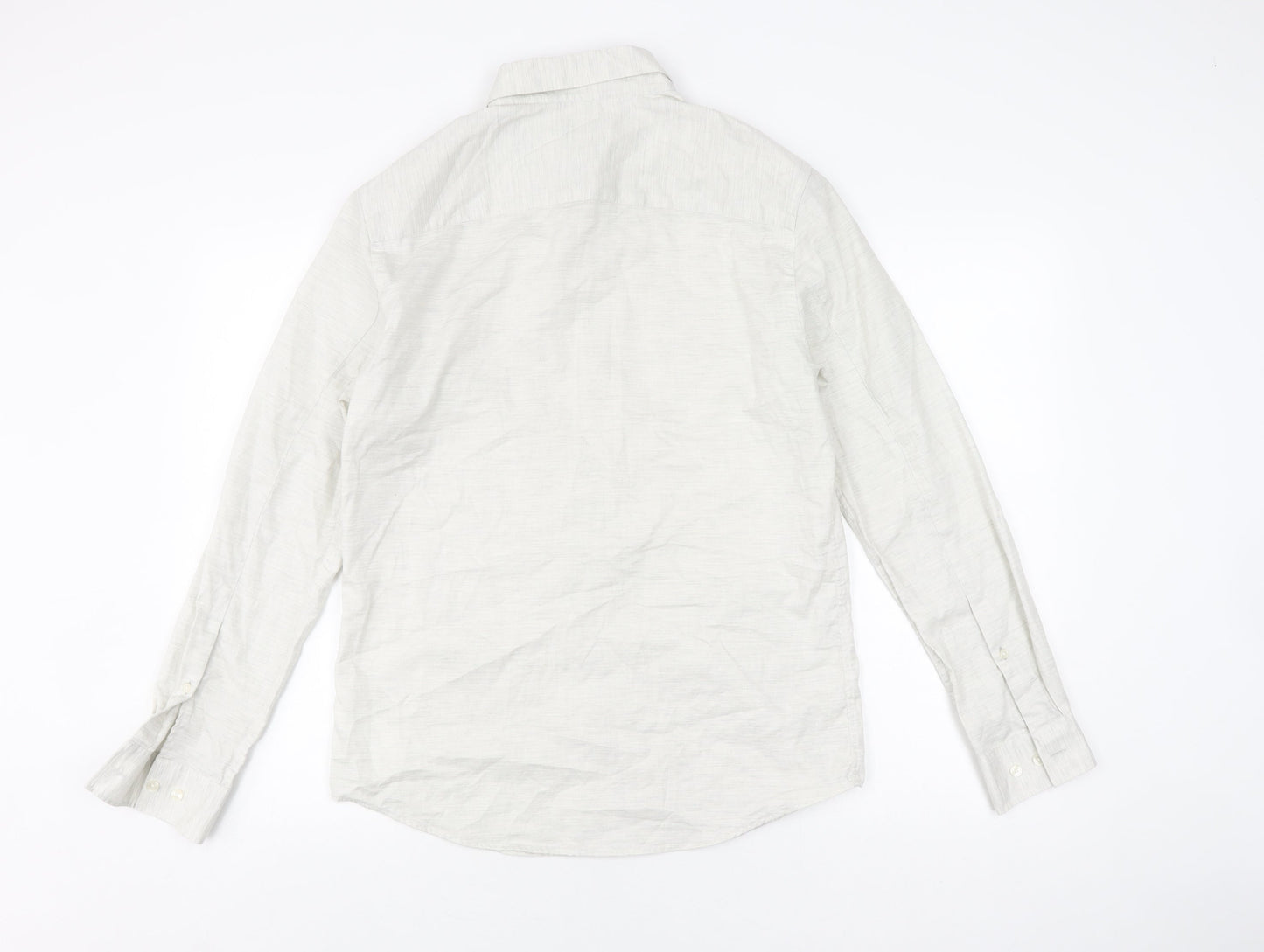 Jasper Conran Men's White Long Sleeve Shirt, M
