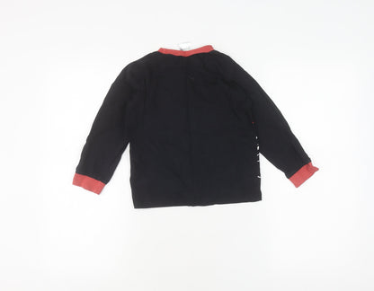 Marvel Spider-Man Boys Black Long Sleeve T-Shirt 5-6 Years
